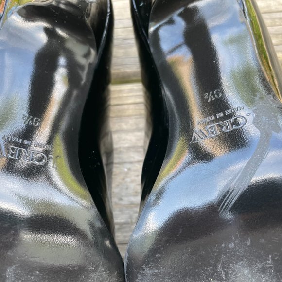J Crew Women Heels Shoes Pump Black Patent Leather - Picture 13 of 13